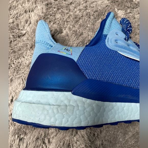 ? Adidas Pharrell x Solar Hu Glide Power Blue Men\'s Shoe Size 13 main image 8